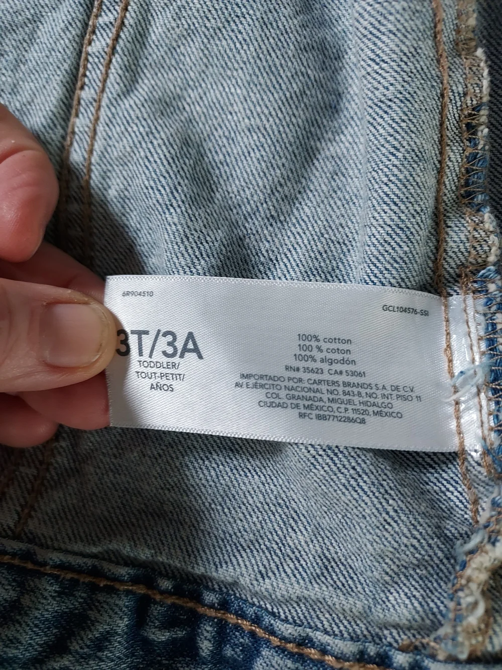 OshKosh B'gosh Light Blue Kids Denim Jacket Classic Western 3T